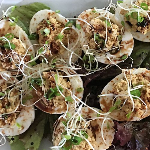deviled eggs
